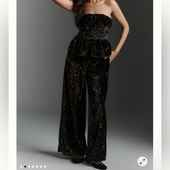 NWT The Somerset Strapless Blouse & Pants